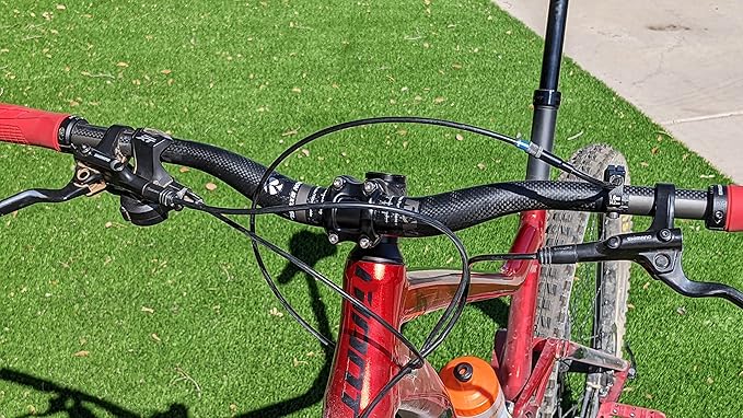 Carbon Handlebars, Mountain Bike Handlebars, Riser Bars 31.8mm 3K Matt Glossy 680mm 700mm 720mm 740mm 760mm MTB Handlebars for Mountain Bikes,Road Bike