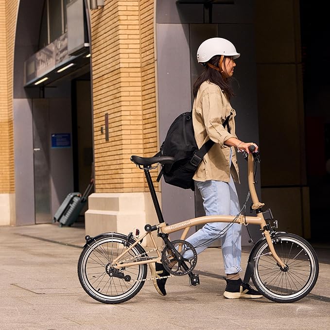 Brompton Folding Commuter Bike C Line 6-Speed | Compact, Lightweight, Urban Bike for Adults