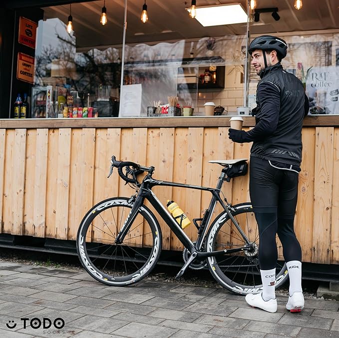 TODO PRO Cycling Socks - Breathable Bike Socks for Men and Women