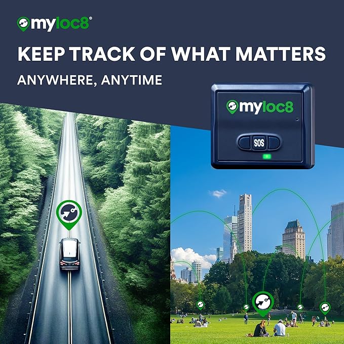 GPS Tracker for Vehicles with Magnet– 4G LTE Real-Time Location Device with App, Long Life Battery – Anti-Theft GPS Tracker for Car, Motorcycle, Scooter, Bike - (4-Mo Subscription Included)