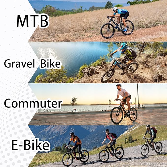 BUCKLOS 25.4/31.8mm Mountain Bike Handlebars Flat/Riser Bar, Aluminum Alloy MTB Handlebar 660/720/780mm, Premium Matter Mount Bikes Bicycle Handle Bar.