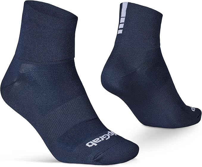 GripGrab Lightweight SL Performance Summer Cycling Socks Eyecatching 2 Lengths Road Mountain Gravel Bike Indoor Biking