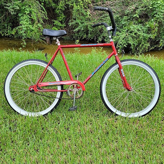 MOHEGIA 24/26 Inch Cruiser Bike Tires Set: 24x2.125/26x2.125 Inch Classic Folding Bicycle Tires,and Pair Inner Tubes with Tire Levers for Beach Cruiser City Bikes