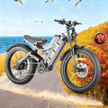 eAhora 2025 Romeo Ultra/Romeo 2 Peak 3000W/2500W 42/40 Mph Electric Bike for Adults 60V 70Ah/52V 60Ah 100-200Miles Long Range Ebike 26" Fat Tire Full Suspension Electric Bicycle