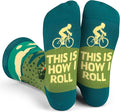Lavley Bike Socks - Gifts for cyclists and mountain bikers - Fun holiday or birthday gift - Great stocking stuffer