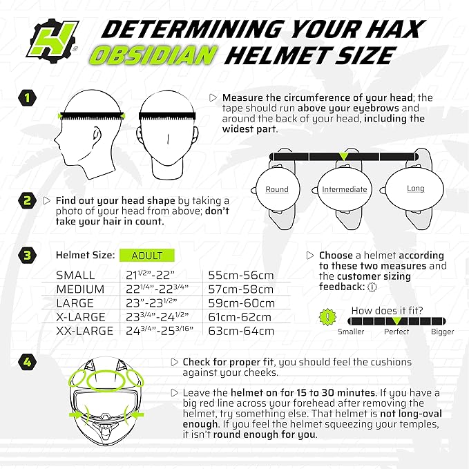 HAX Obsidian Full Face Dual Visor Adult Motorcycle Helmet for Motorbike Street Bike with Pinlock Ready DOT Approved Slayer Gold XXL