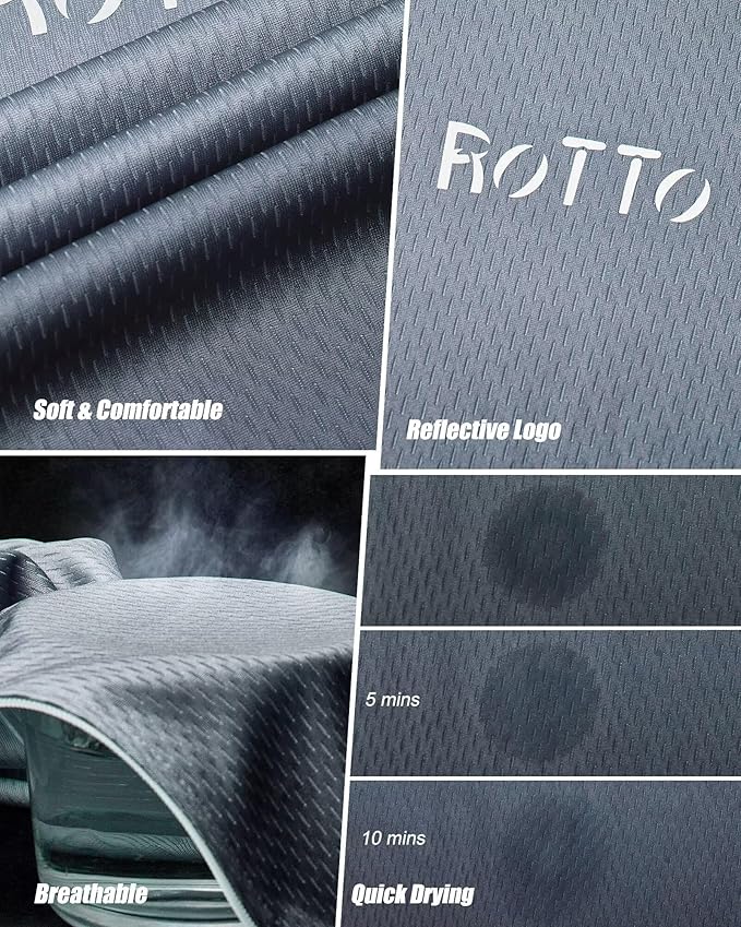 ROTTO Cycling Jersey Mens Bike Shirt Short Sleeve Gradient Color Series