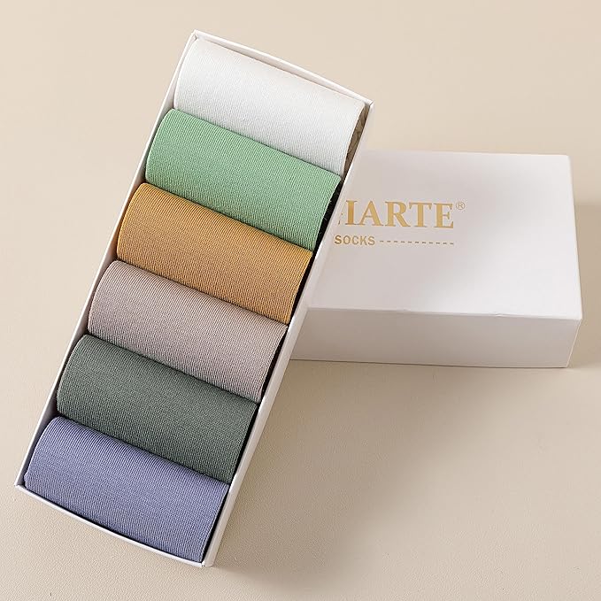 MAGIARTE Womens Mini Crew Ankle Socks Athletic Casual Cotton Socks for Women