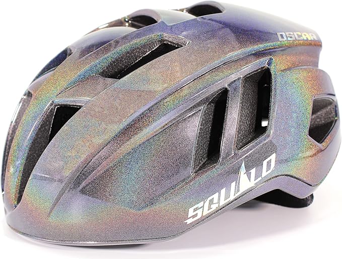 SQUALO Oscar Aerodynamic Bike Helmet, Lightweight 250g Road Cycling & Triathlon Helmet for Men Women, Wind Tunnel Tested with CFD Optimization, Adjustable Dial & 22 Vents for Speed & Cooling